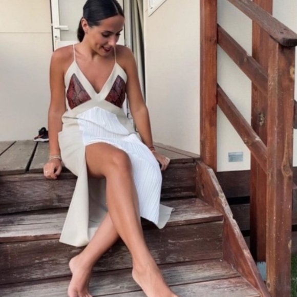 COPY - BRAND NEW ZARA Pleated Midi Dress - Picture 3 of 5